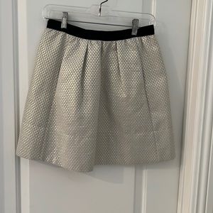 Gannì Anthro gold brocade skirt with pockets